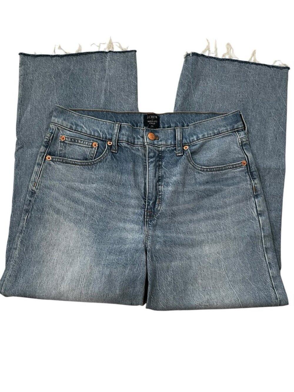 J. Crew Wide leg crop stretch jeans Women's size 29